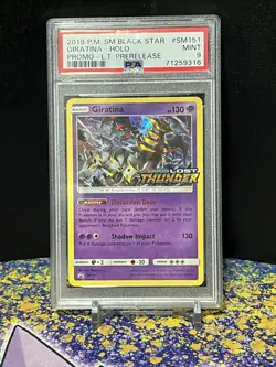 Pokemon Giratina S&M Lost Thunder Prerelease SM151 PSA 9 MINT POP 37 Promo 💎 - Image 1