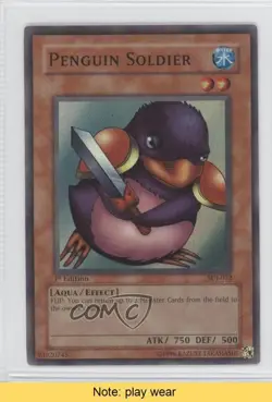 Penguin Soldier 1st Ed. YuGiOh Starter Deck Joey #SDJ-022 2003 READ 0a1 - Image 1