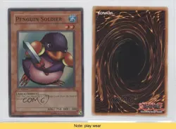 Penguin Soldier 1st Ed. YuGiOh Starter Deck Joey #SDJ-022 2003 READ 0a1 - Image 3