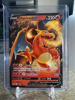 Charizard V 018/159 - Crown Zenith - Ultra Rare Holo Pokemon TCG Card NM - Image 1