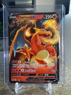 Charizard V 018/159 - Crown Zenith - Ultra Rare Holo Pokemon TCG Card NM - Image 3