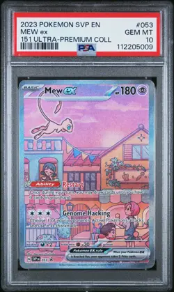 Pokemon Mew ex 151 Ultra-Premium Coll. Full Art Promo SVP EN 053 PSA 10 Gem Mint - Image 1