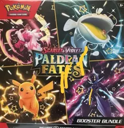 Pokemon TCG Scarlet And Violet Paldean Fates Booster Bundle Box - Image 1
