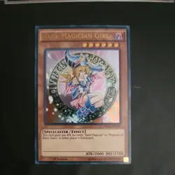 Yugioh! Dark Magician Girl YGLD-ENB03 Ultra Rare 1st Edition - Image 1