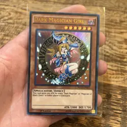 Yugioh! Dark Magician Girl YGLD-ENB03 Ultra Rare 1st Edition - Image 1