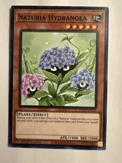 Naturia Hydrangea - HAC1-EN107 Yugioh Hidden Arsenal - 1st Edition - Near Mint - Image 1