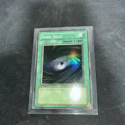 Yugioh Dark Hole LOB-052 Super Rare 1st Edition NM 2002 Glossy Lob - Image 2