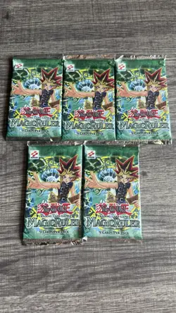 YuGiOh Magic Ruler Booster Pack Old Square Logo Unlimited (5 Packs Total) - Image 1