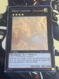 Yugioh: Heroic Champion - Excalibur - REDU-EN041 - Ghost Rare - 1st Edition - MP - Image 3
