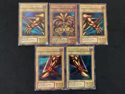 Yugioh Exodia The Forbidden One - PG-61 ~ PG-65 Phantom God Full Set (LP) - Image 1