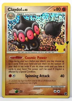 Claydol 15/106 Celebrations Classic Collection Pokemon Card - Image 1