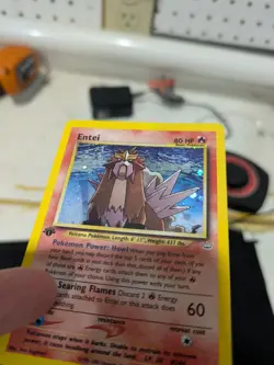 Entei Neo Revelation 1st Edition Holo Rare Pokemon Card 6/64 WOTC TCG - Image 2