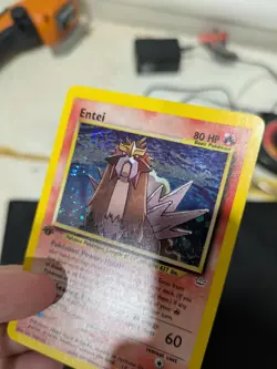 Entei Neo Revelation 1st Edition Holo Rare Pokemon Card 6/64 WOTC TCG - Image 3