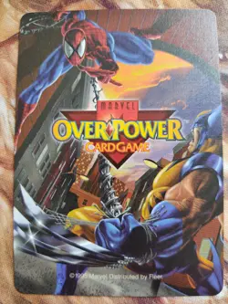 OverPower PowerSurge Marvel Fleer 1995 Daredevil Hero Character Card Very Rare - Image 2