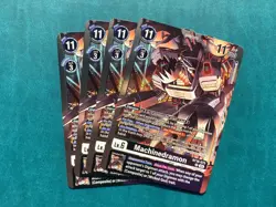 Machinedramon BT18-073 Playset Special Booster 2.0 Digimon Card Game x4 - Image 1