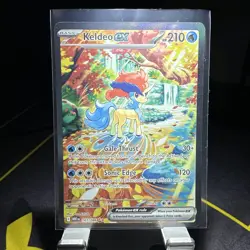 Keldeo ex 167/086 SV: White Flare Full Art SIR Mint Pack Fresh Pokemon Card - Image 1