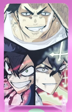 Yuno&Asta/ Black Clover Promo Trading Card Weekly Shonen Jump Japanese Anime - Image 1