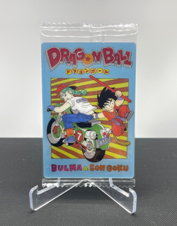 Dragon Ball Itajaga Bulma & Son Goku Card CR 7-27 Bandai Japan Sealed DB - Image 1