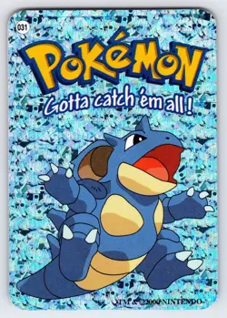 Nidoqueen #031 2000 Pokemon Vending Prism Sticker Card Authentic Nintendo - Nm - Image 3