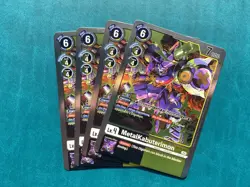 MetalKabuterimon BT18-067 Playset Special Booster 2.0 Digimon Card Game x4 - Image 1