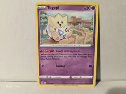 Pokemon TCG Togepi Astral Radiance Sword & Shield Common Card 055/189 - Image 1