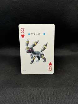 Umbreon Poker Card 9 Of Hearts No.197 Gold Ho-oh Deck Japanese Pokemon 2000 - Image 1