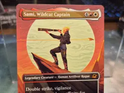 M 0301 Sami, Wildcat Captain Triumphant BORDERLESS Edge of Eternities MTG Card - Image 2