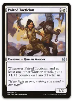 Paired Tactician #31 (NM) Zendikar Rising ZNR Magic MTG - Image 1
