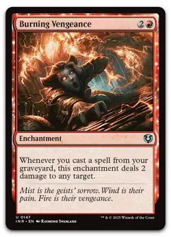 Burning Vengeance #147 (NM) Innistrad Remastered INR Magic MTG - Image 1