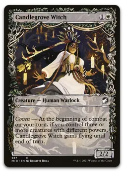 Candlegrove Witch (Showcase) #287 (NM) Midnight Hunt MID Magic MTG - Image 1
