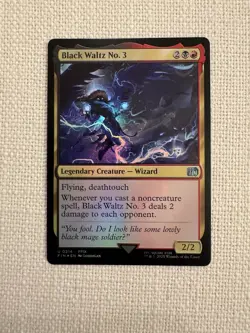 Black Waltz No. 3 Foil U0214 Final Fantasy MTG Magic the Gathering NM - Image 1