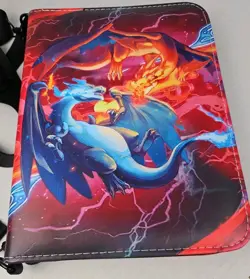 Pokemon Card Folder Holds Up To 400 Cards,50 Pages Four Slots(Brand New) (CB) - Image 1