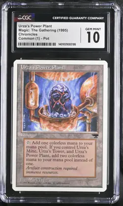 URZA'S POWER PLANT Pot Chronicles CGC 10 MTG [Nostalgium] - Image 1