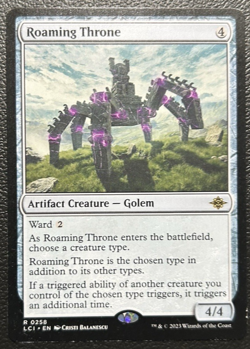 1x Roaming Throne MTG MAGIC: Lost Caverns of Ixalan: NM / Mint !! - Image 1