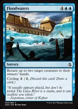 Floodwaters -Foil Light Play MTG Amonkhet - Image 1