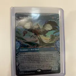 Bloomburrow - Mockingbird - Foil - MTG - NM - Borderless #0305 - Image 2