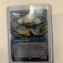 Bloomburrow - Mockingbird - Foil - MTG - NM - Borderless #0305 - Image 3