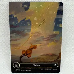 MTG - Plains (0367) (Borderless) (Galaxy Foil) Edge of Eternities Foil NM - Image 1