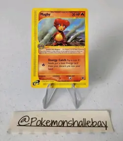 Magby 52/165 - Expedition Base Set *NM* Rare Pokemon Card - Image 1