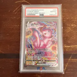 Mew VMAX PSA 10 Alt Art Fusion Strike Pokemon Card 269/264 Sword & Shield FA - Image 1