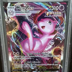 Mew VMAX PSA 10 Alt Art Fusion Strike Pokemon Card 269/264 Sword & Shield FA - Image 3