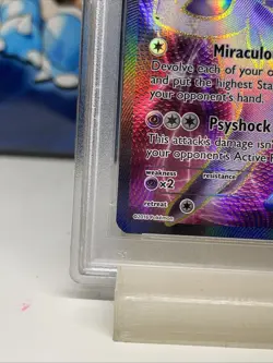 2016 Espeon EX #117 Full Art/FA PSA9 - Pokemon TCG XY Breakpoint - Image 5