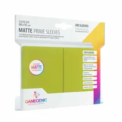 Gamegenic - Matte Prime Card Sleeves: Lime Green - Image 1