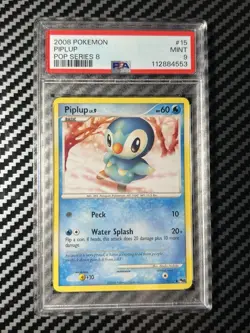 Pokemon 2008 Pop Series 8 Piplup PSA 9! 15/17 - Image 1