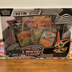 Pokemon Victini Illustration Collection Black Bolt & White Flare Factory Sealed - Image 1