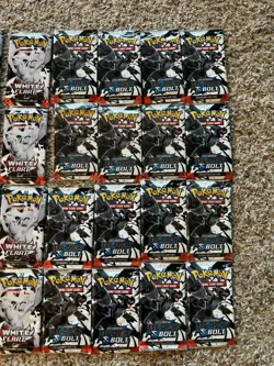 24 Pokemon White Flare & 16 Black Bolt Booster Packs TCG Factory NEW SEALED - Image 3