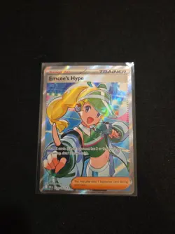 Pokemon Trainer Emcee's Hype 220/182 - Destined Rivals Full Art Secret Rare Holo - Image 1