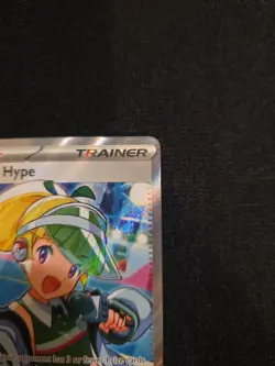 Pokemon Trainer Emcee's Hype 220/182 - Destined Rivals Full Art Secret Rare Holo - Image 4