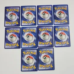 Pokemon TCG Base Set Fire Energy #98 Lot Of 10 Cards Vintage 1999 LP To MP - Image 5