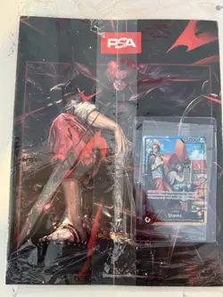 SHANKS One Piece TCG OP01 July 2025 Promo PSA Limited Edition Card And Magazine - Image 1